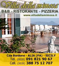 B&B, RISTORANTE, PIZZERIA Villa della mimosa - Bed and Breakfast ad ALIA (PA) - Sicilia, Sicily, Sicile, Sizilien - B&B ALIA