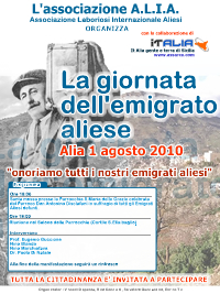 giornata dell'emigrato aliese