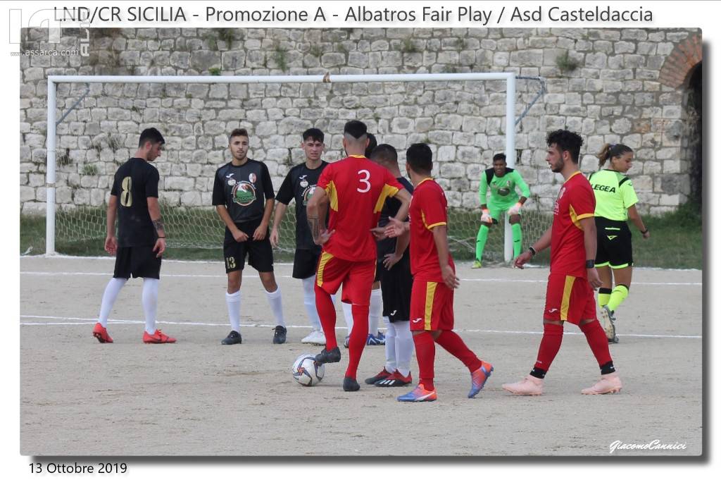 Promozione A:  Albatros Fair Play / Casteldaccia :<br> “ Il Walzer delle occasioni sprecate”.