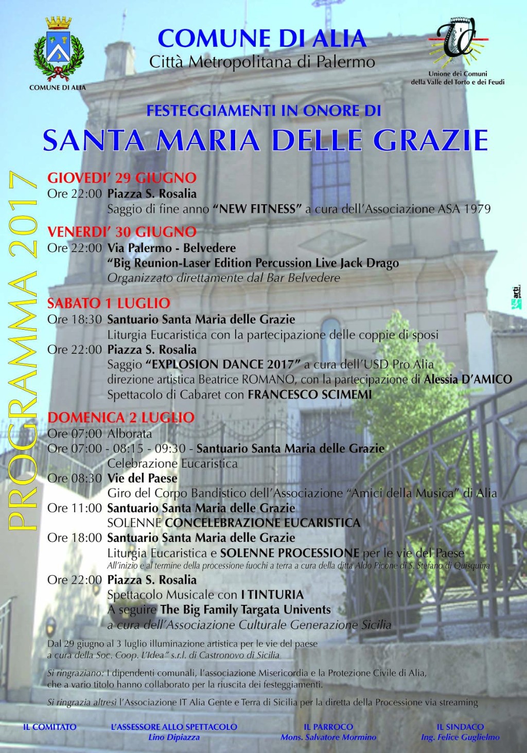 ALIA (PA) - FESTEGGIAMENTI IN ONORE DI SANTA MARIA DELLE GRAZIE