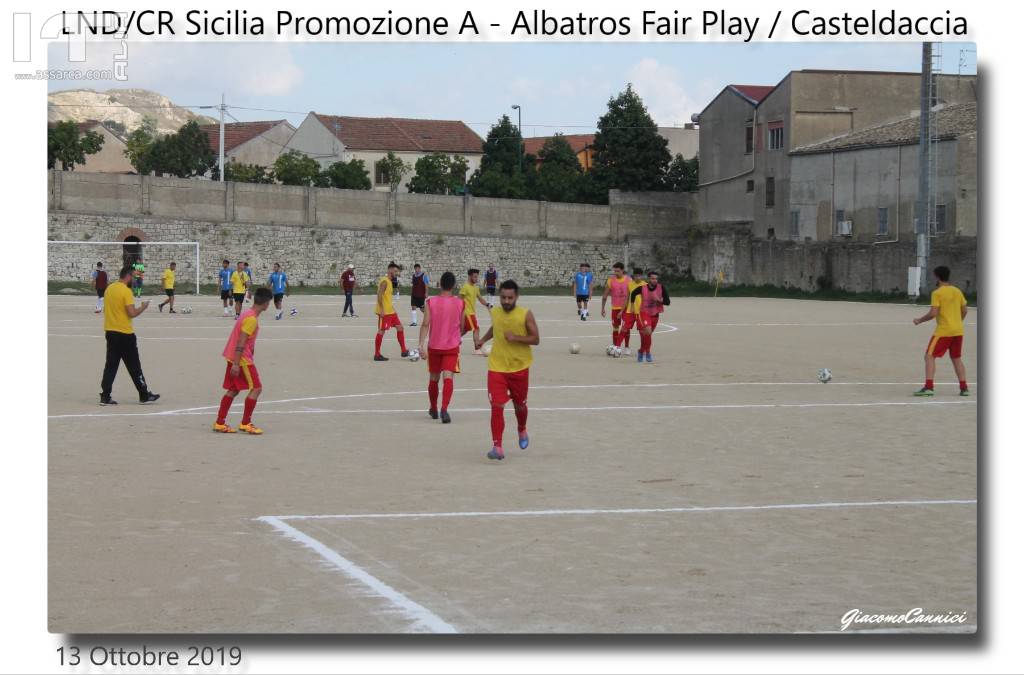 Promozione A:  Albatros Fair Play / Casteldaccia :  Il Walzer delle occasioni sprecate., 
