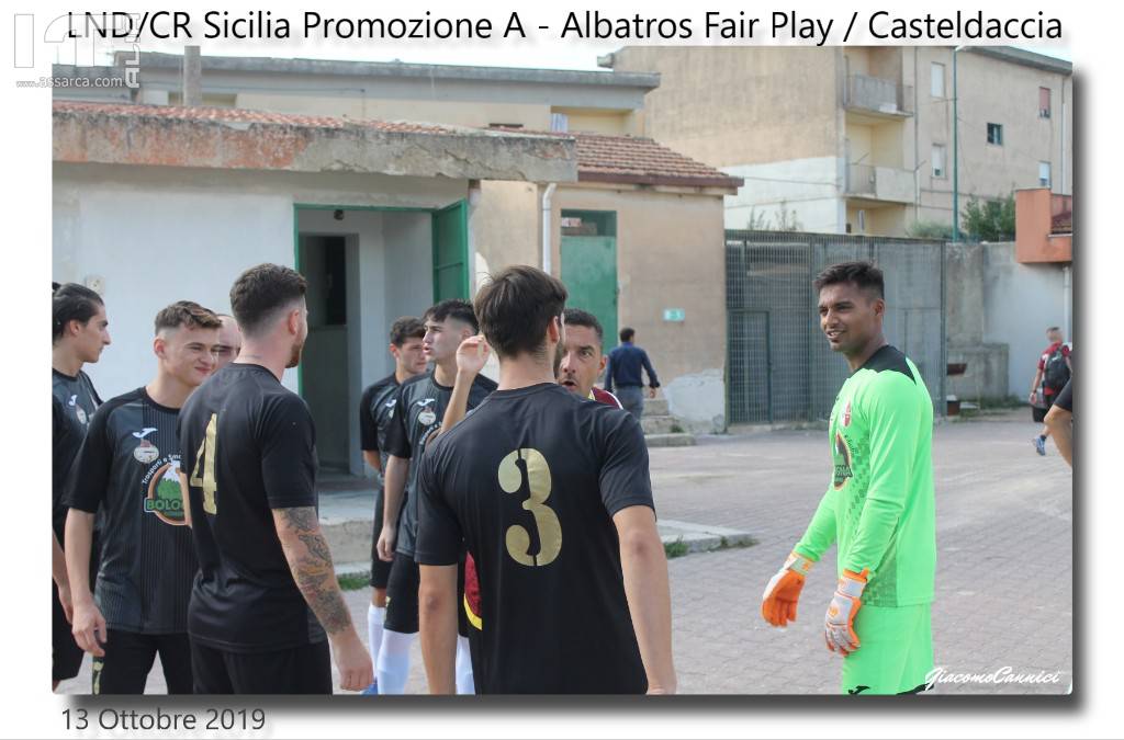 Promozione A:  Albatros Fair Play / Casteldaccia :  Il Walzer delle occasioni sprecate., 