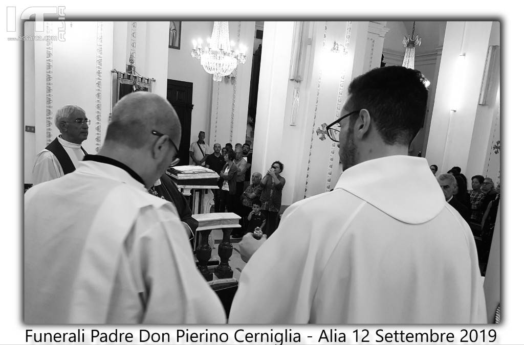 Funerali Padre Don Pierino Cerniglia - Alia 12 Settembre 2019