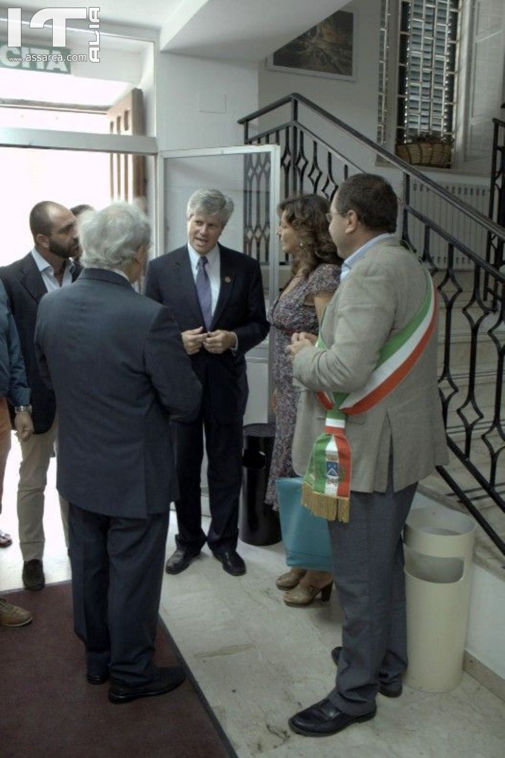 Mr. Ieff Fortenberry, membro del Congresso USA, in visita privata ad Alia (PA), 