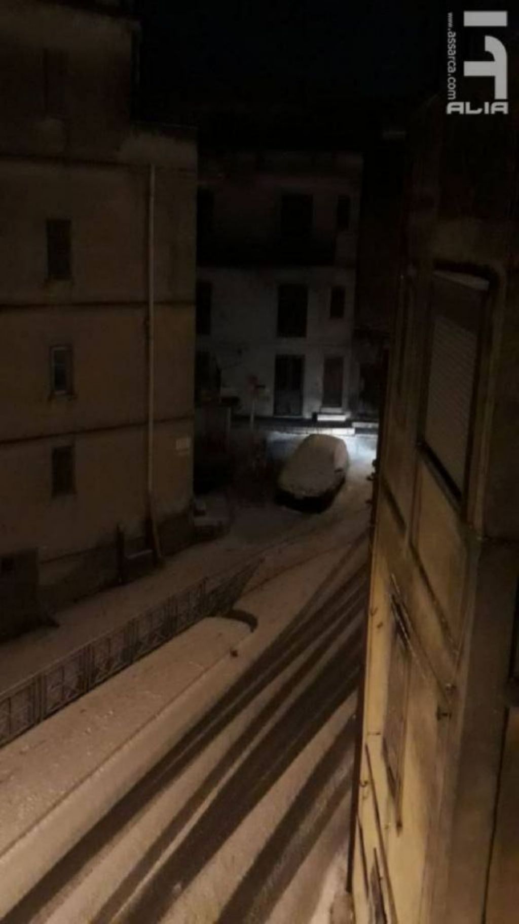 E LA NEVE  ARRIVATA