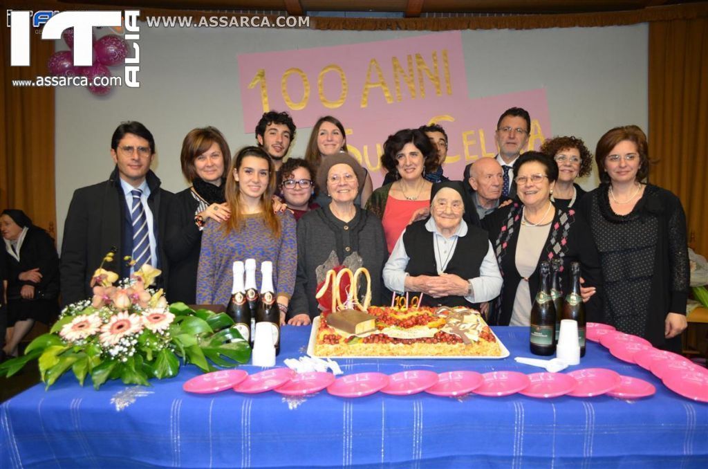 SUOR CELINA COMPIE 100 ANNI - PALERMO 8 GENNAIO 2014