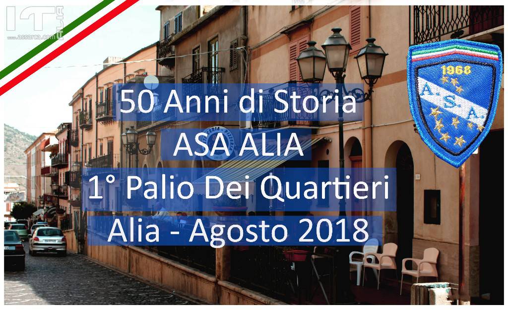 <b>CITTA DI ALIA ASSOCIAZIONE SPORTIVA ALIA - 1 Palio Dei Quartieri </b>, 