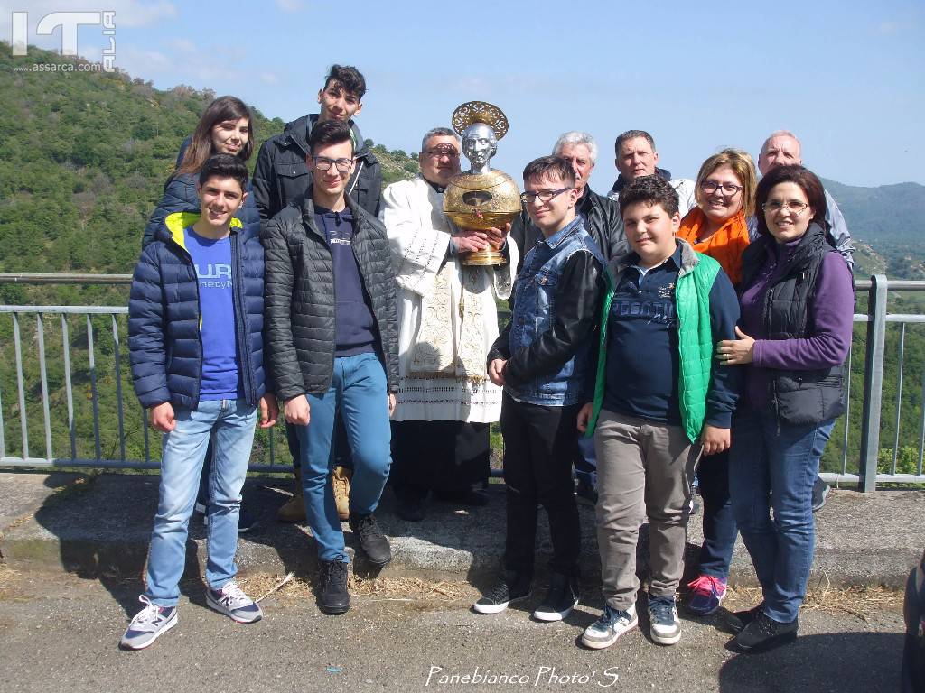 MALVAGNA - Viaggio itinerante nei luoghi di San Cremete (1000 anni dopo) aricordo della visita del busto reliquiario nella Parrocchia di Malvagna (ME), 