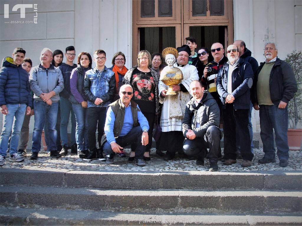 MALVAGNA - VIAGGIO ITINERANTE NEI LUOGHI DI SAN CREMETE (1000 ANNI DOPO) ARICORDO DELLA VISITA DEL BUSTO RELIQUIARIO NELLA PARROCCHIA DI MALVAGNA (ME)