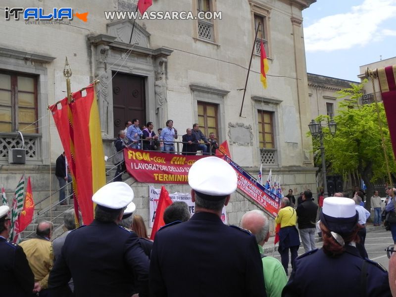 CRISI FIAT TERMINI IMERESE - MANIFESTAZIONE DEL 30 APRILE 2012