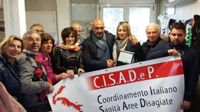 UNA DELEGAZIONE DEL CISADEP GUIDATA DALLA PRESIDENTE EMANUELA CIONI SI  RECATA OGGI AD AMATRICE.