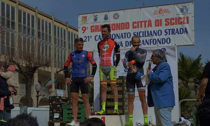 CICLISMO: GRANFONDO DI SCICLI BARBERA BALDASSARE DELLA A.S.D. FIAMMA FA IL BIS E VINCE.