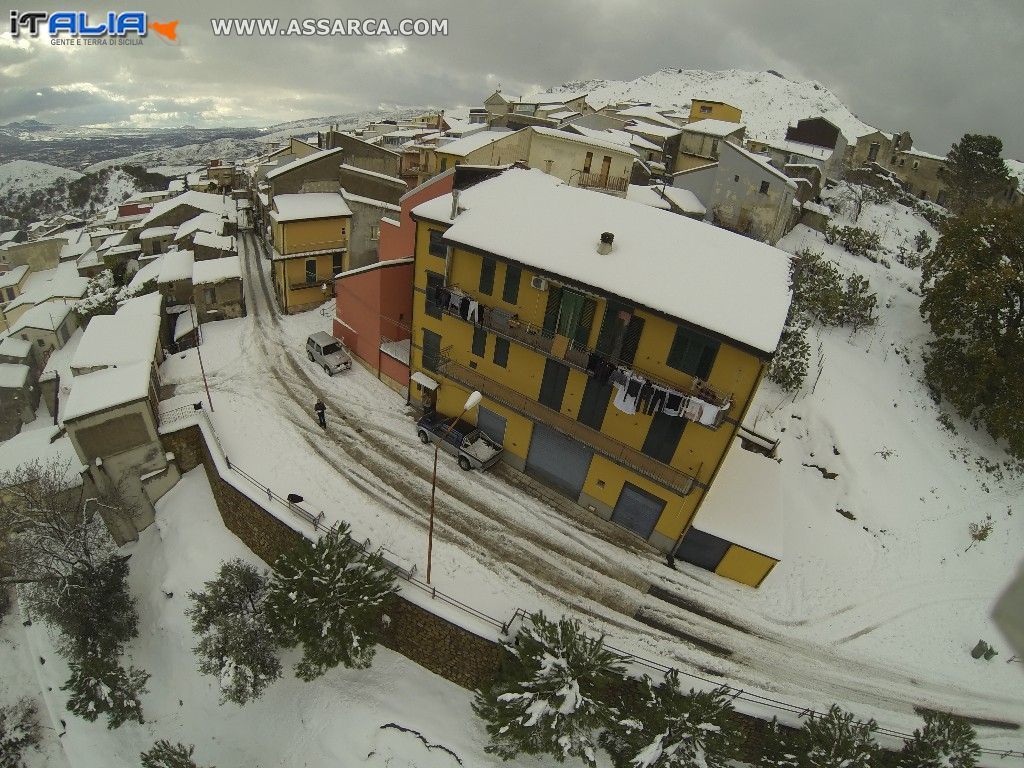 MALVAGNA - SPETTACOLARI VEDUTE AEREE DEL 18/01/2016