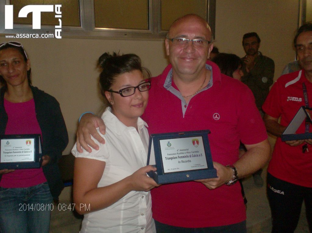 Memorial "Runfola-Cardella" TRIANGOLARE FEMMINILE CALCIO A 5 TRA USD PRO ALIA-MARINEO-ROCCAPALUMBA., 