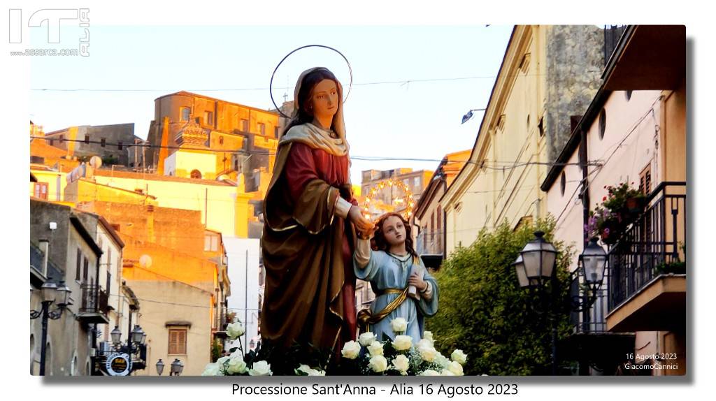 PROCESSIONE SANT`ANNA - ALIA (PA) 16 AGOSTO 2023