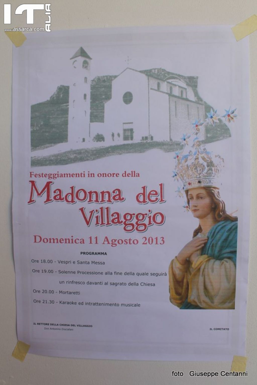 MADONNA DEL VILLAGGIO   11 AGOSTO 2013