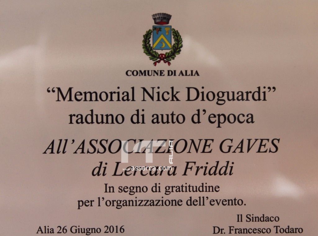 FOREVER - Memorial - Nick Dioguardi - Alia 26 Giugno 2016