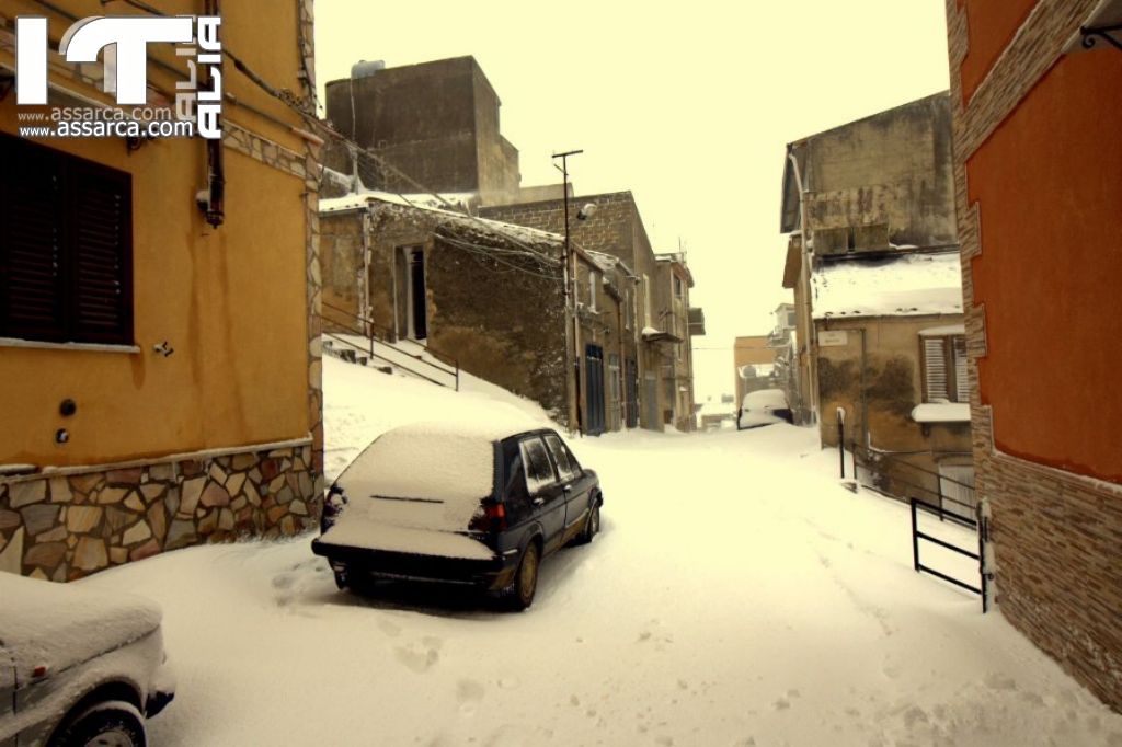 6 Gennaio 2017,la neve ad Alia,da un altro punto di vista,zona Rabatello., 