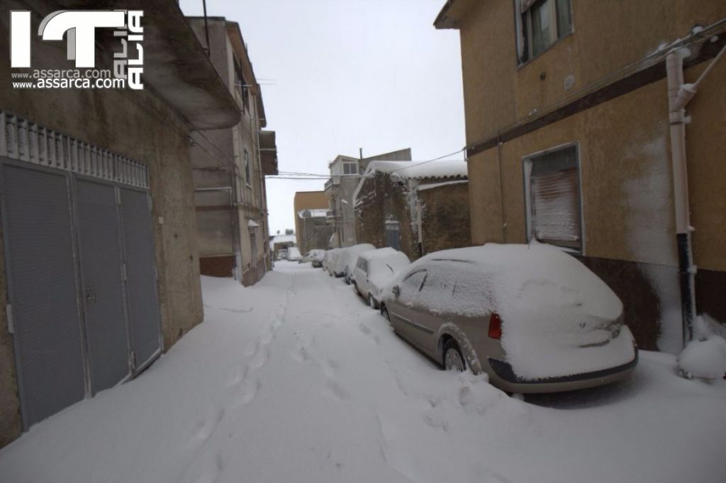 6 Gennaio 2017,la neve ad Alia,da un altro punto di vista,zona Rabatello., 