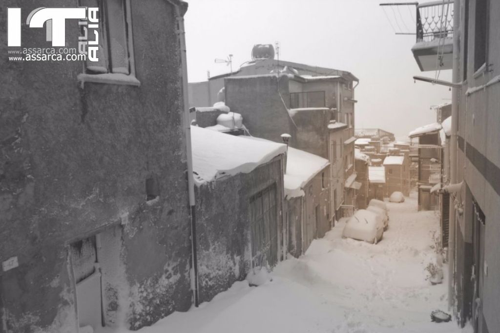 6 Gennaio 2017,la neve ad Alia,da un altro punto di vista,zona Rabatello., 