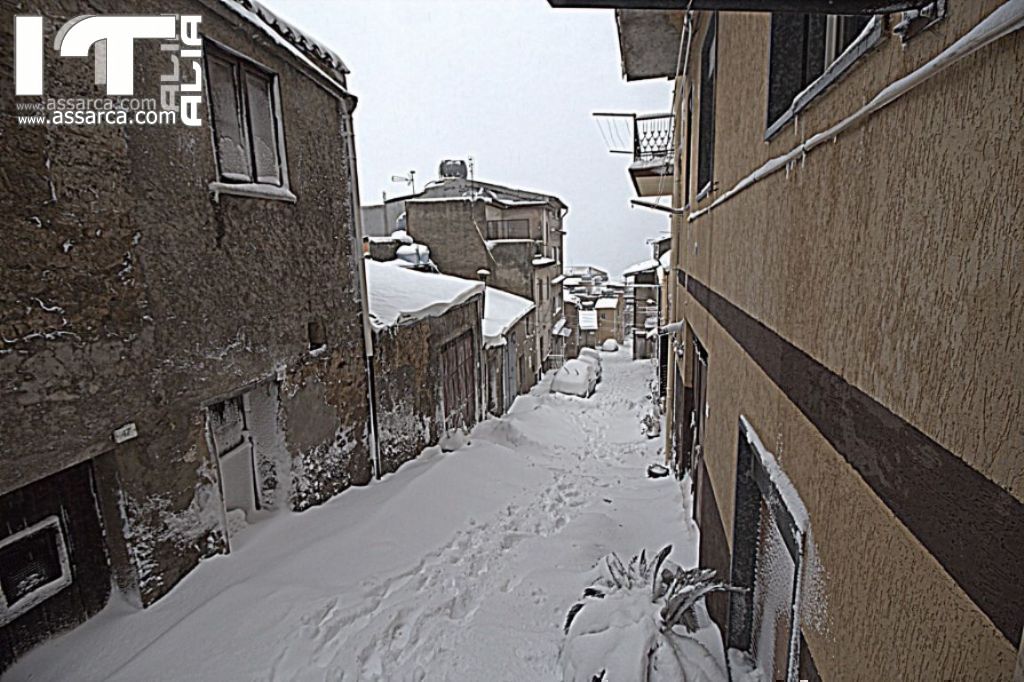 6 Gennaio 2017,la neve ad Alia,da un altro punto di vista,zona Rabatello., 