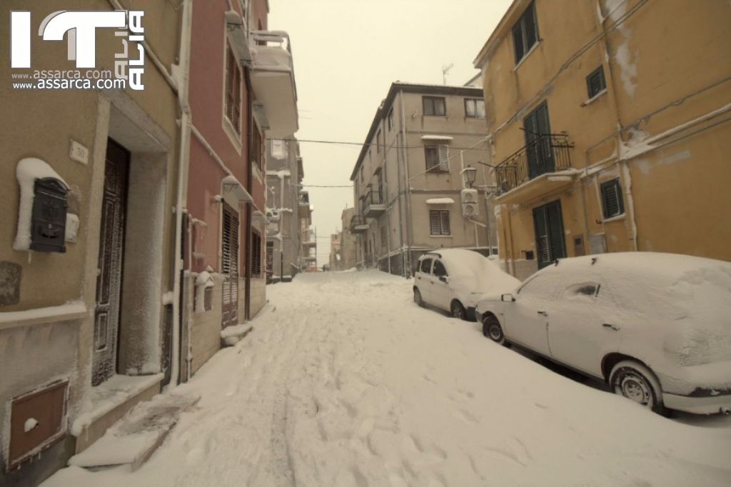 6 Gennaio 2017,la neve ad Alia,da un altro punto di vista,zona Rabatello., 