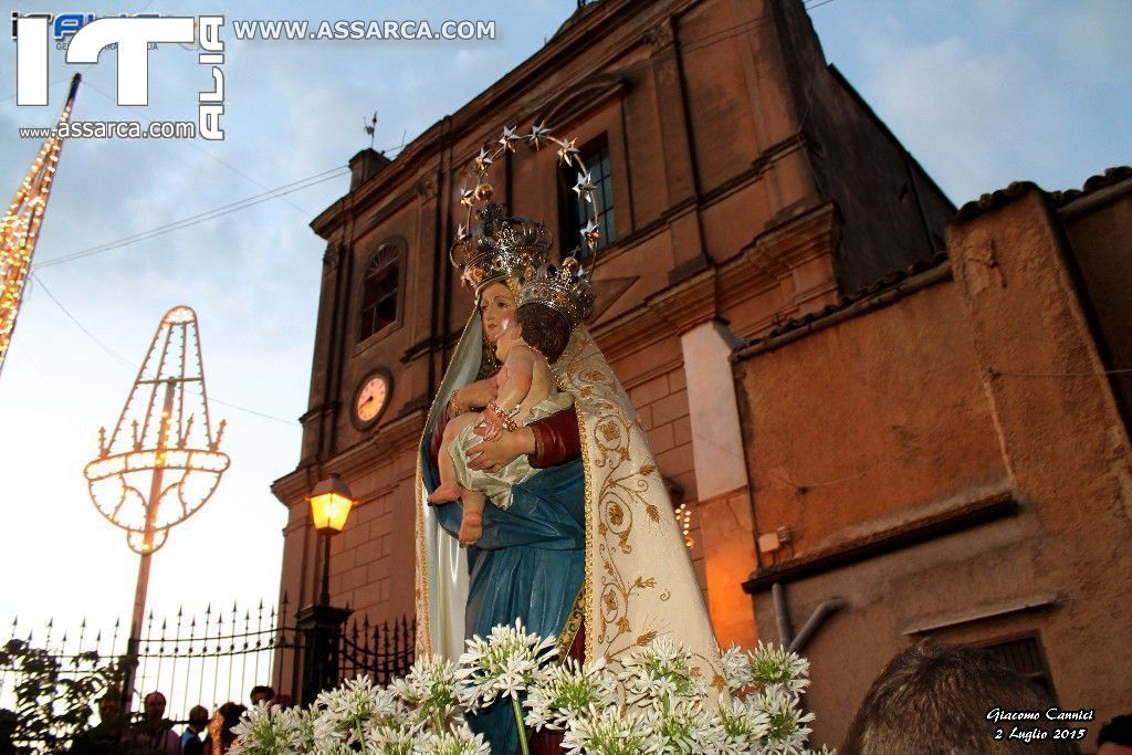 PROCESSIONE MADONNA DELLE GRAZIE - ALIA 2 LUGLIO 2015