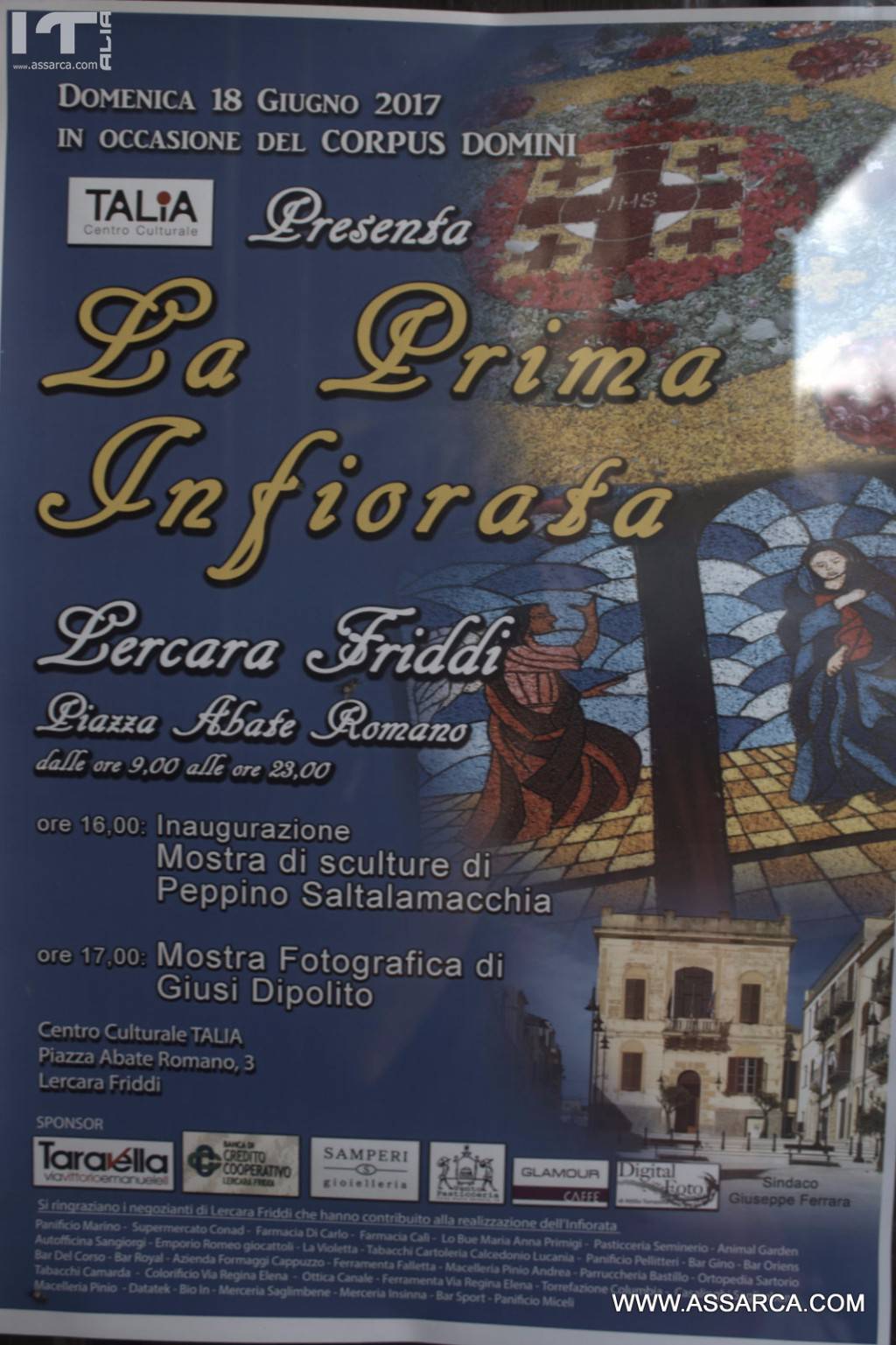 PRIMA INFIORATA 2017,LERCARA FRIDDI