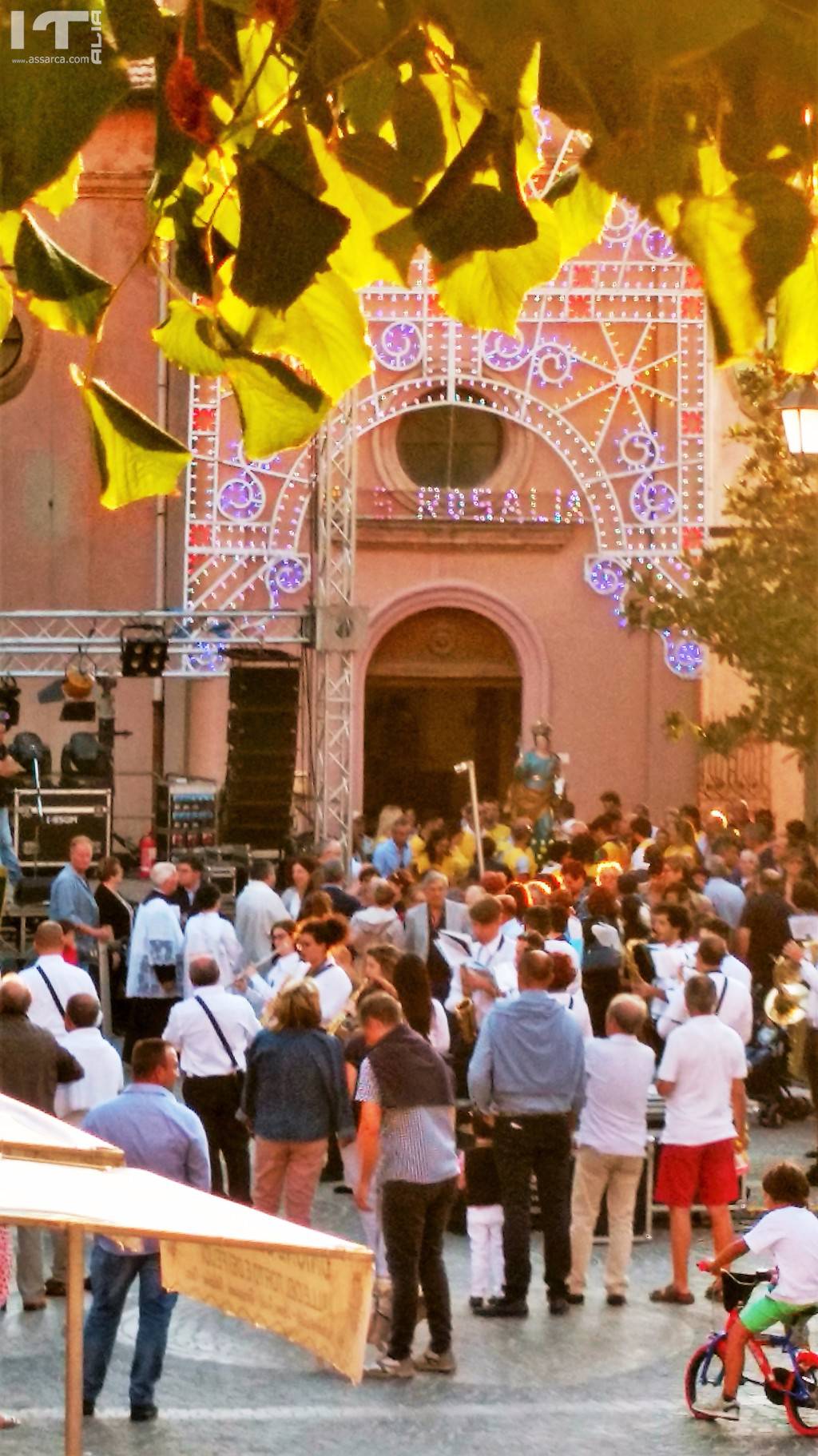 Immagini della Processione di Santa Rosalia, 