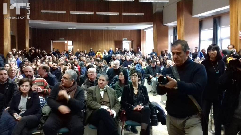 La conferenza del famoso egittologo prof. Zahi Hawass nellaula magna dellUniversit di Palermo, 