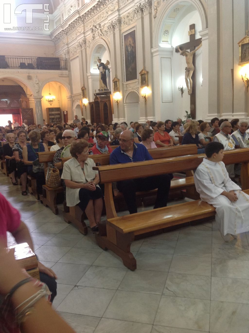 SOLENNE CONCELEBRAZIONE EUCARISTICA IN ONORE DI SANT`ANNA  ALIA 16-08-2013