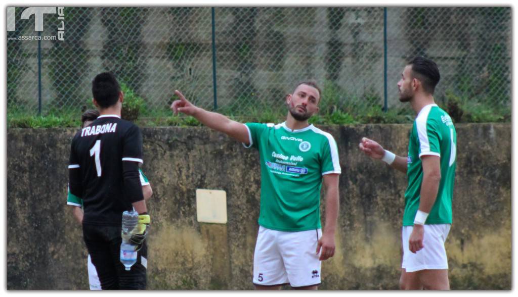 Vallelunga  Salemi - Vince l`esperienza ! Il Salemi 1930 FC  meritevole del primato in classifica., 