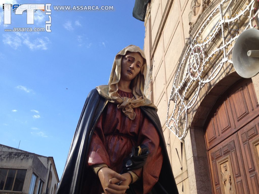 CELEBRAZIONE EUCARISTICA E PROCESSIONE MARIA SS. ADDOLORATA ALIA, 21 SETTEMBRE 2013