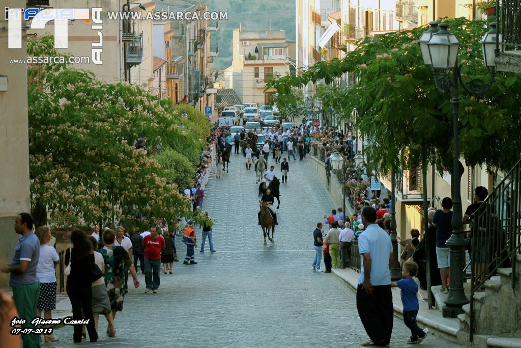 Sfilata di cavalli - Alia 7 Luglio 2013, 