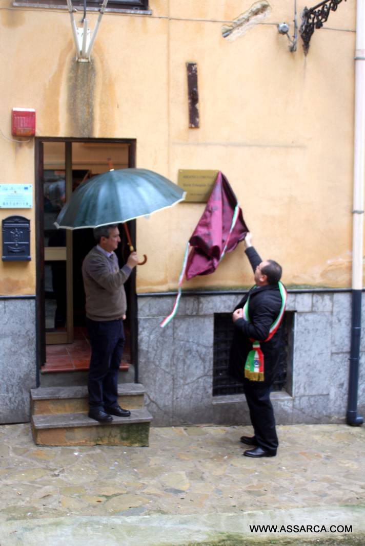 Alia 8 Marzo 2017,inaugurazione della biblioteca comunale a Maria Fuxa., 