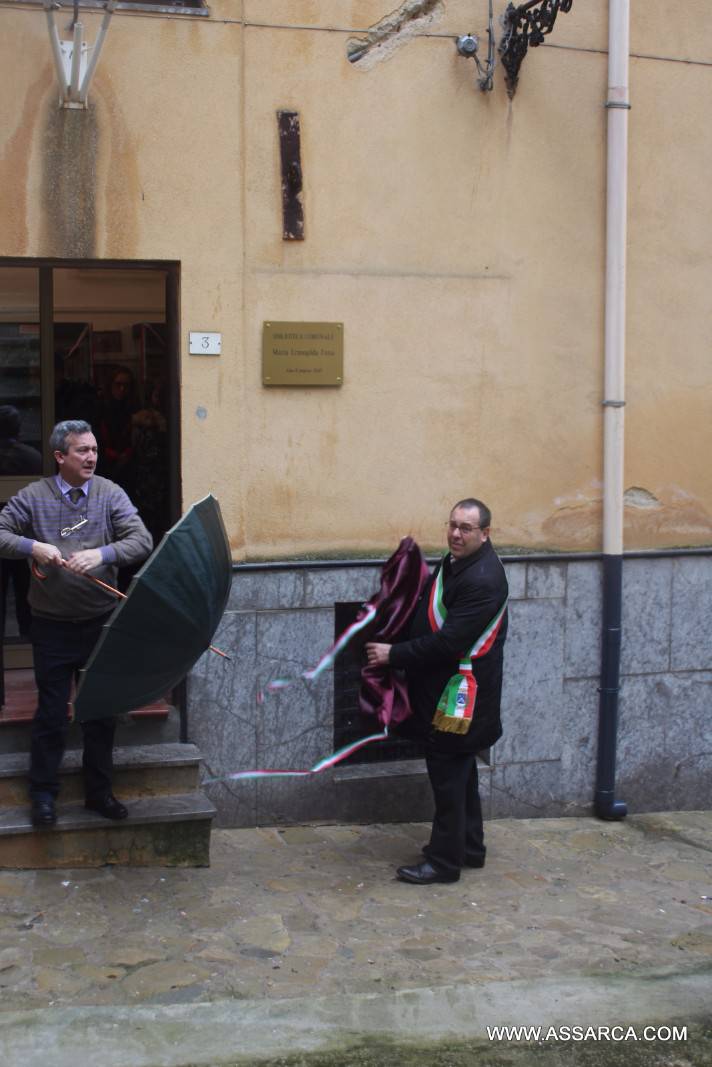 Alia 8 Marzo 2017,inaugurazione della biblioteca comunale a Maria Fuxa., 