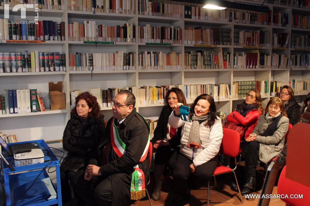 Alia 8 Marzo 2017,inaugurazione della biblioteca comunale a Maria Fuxa., 