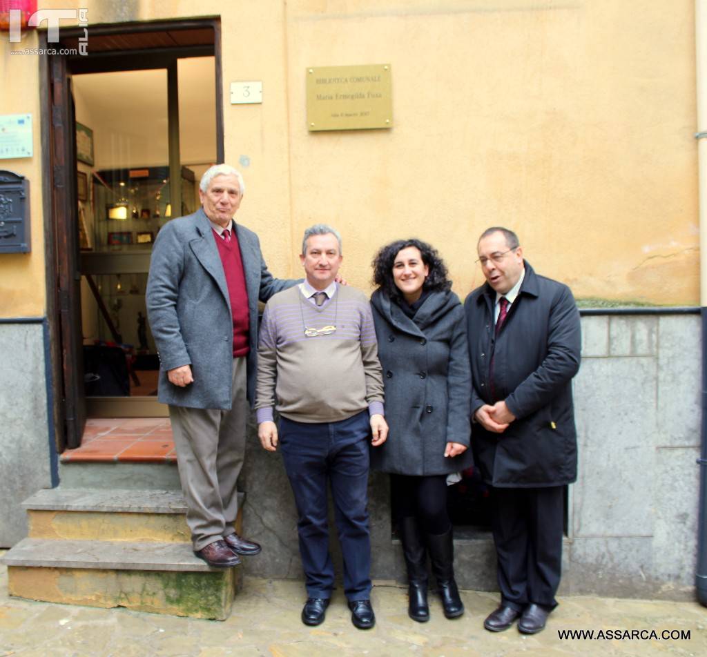 Alia 8 Marzo 2017,inaugurazione della biblioteca comunale a Maria Fuxa., 