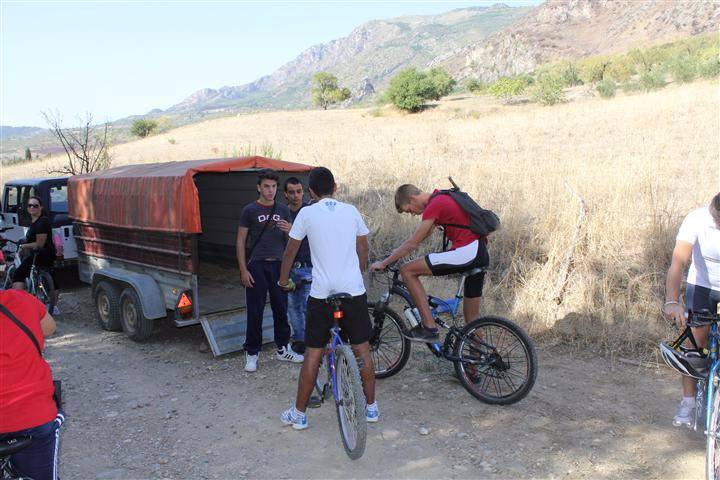 GIRO IN BICI DEL LAGO DI CACCAMO, 