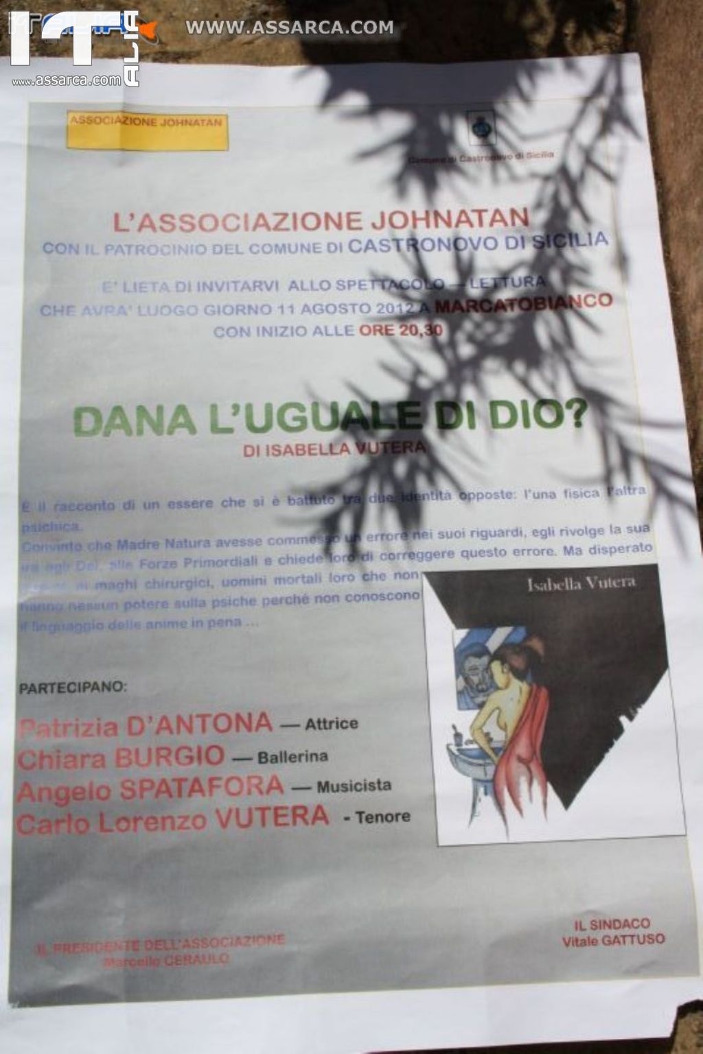 DANA L`UGUALE DI DIO   DI ISABELLA VUTERA