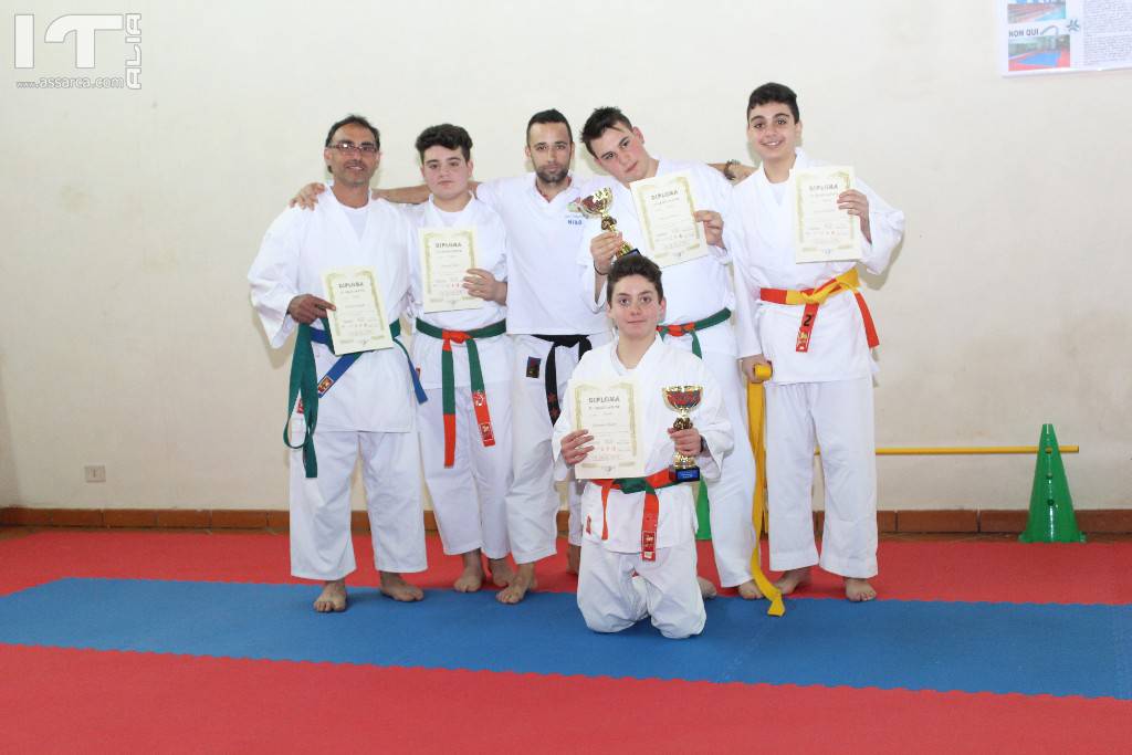 ALIA (PA) - A.S.D. LION HEART KARATE A.M., DISPUTATE LE PROVE DI GRADUAZIONE, 