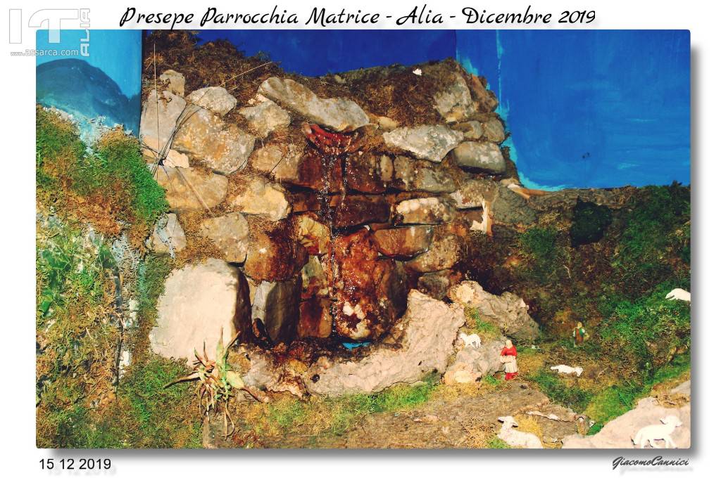 PRESEPE PARROCCHIA MATRICE - ALIA DIC.2019