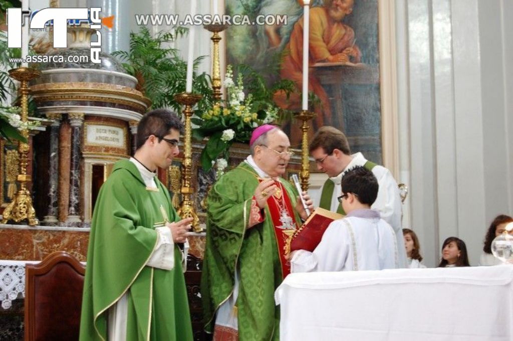 messa di saluto e ringraziamento don rosolino la mendola (parrocchia sant`anna), 