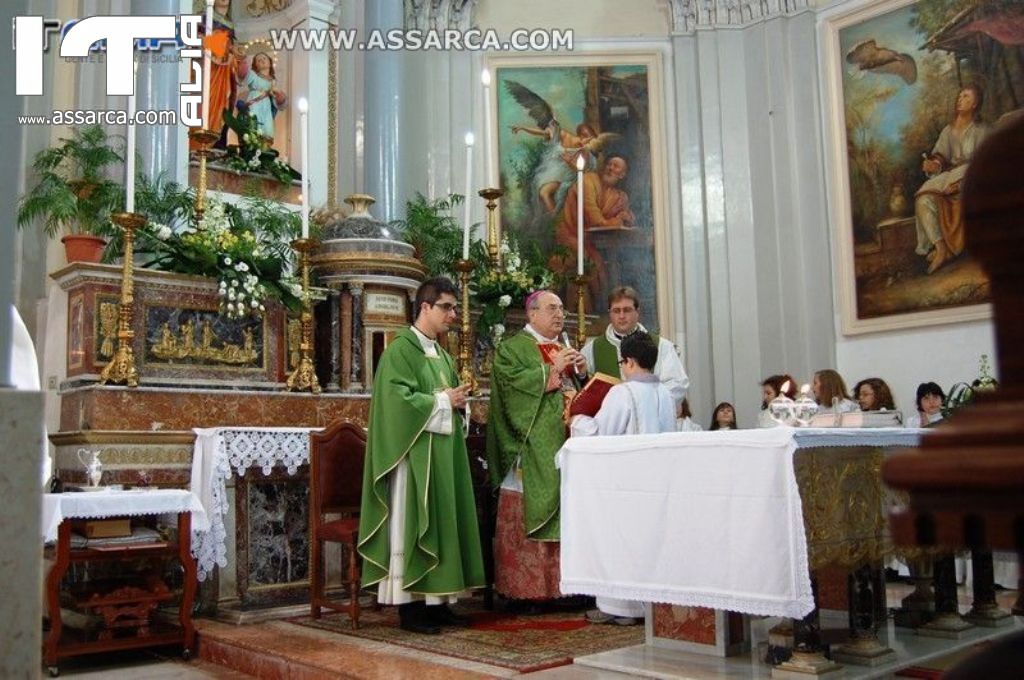 messa di saluto e ringraziamento don rosolino la mendola (parrocchia sant`anna), 