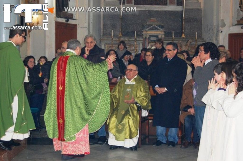 messa di saluto e ringraziamento don rosolino la mendola (parrocchia sant`anna), 