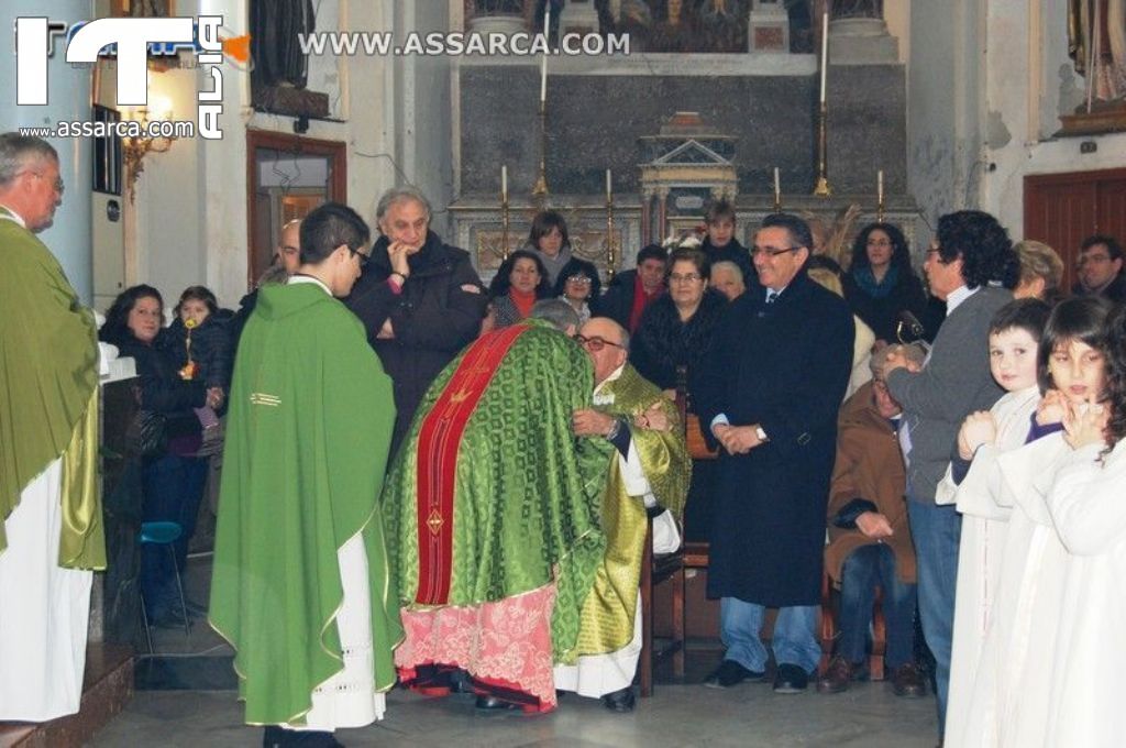 messa di saluto e ringraziamento don rosolino la mendola (parrocchia sant`anna), 