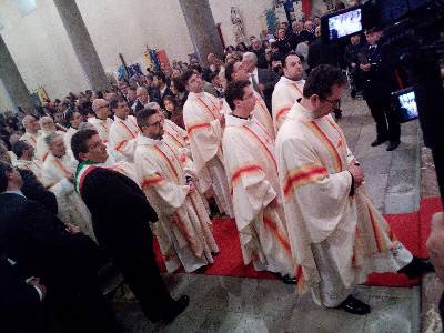 ACCOGLIENZA NUOVO VESCOVO , DELLA DIOCESI DI CEFALU`
Giuseppe Marciante che  nella capitale da 25 anni ha lavorato accanto a Papa Francesco., 