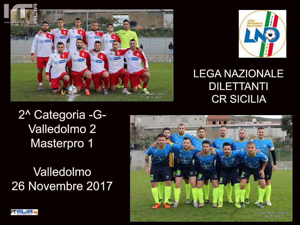 CAPACIT - FORZA - VOLONT - IL VALLEDOLMO SUPERA LA MASTERPRO