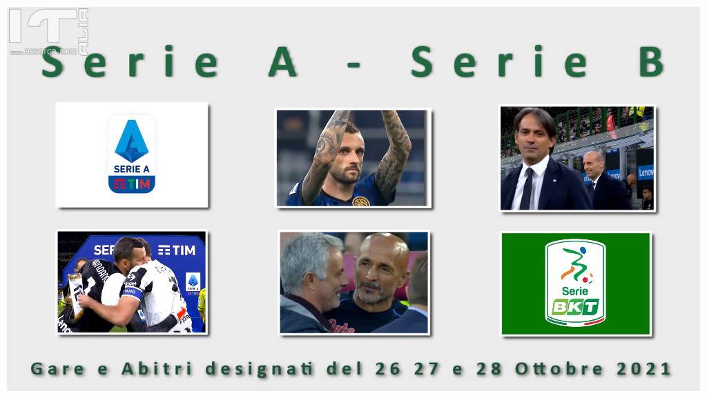 SERIE A - SERIE B  - 26 27 e 28 Ottobre 2021, 