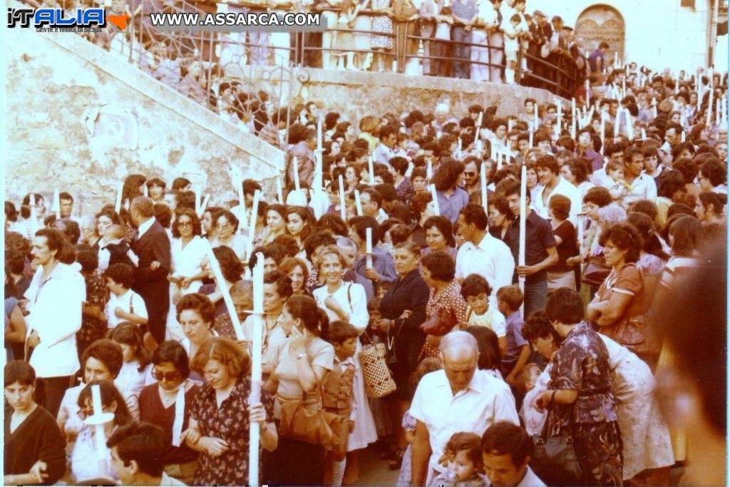 PROCESSIONE DELLA MADONNA DELLE GRAZIE ANNI 80